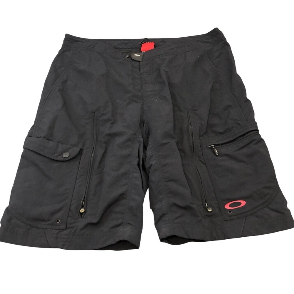 Rare Vintage Oakley Skull Tech Shorts Cargo XXL MTB Mountain Bike Techwear‎